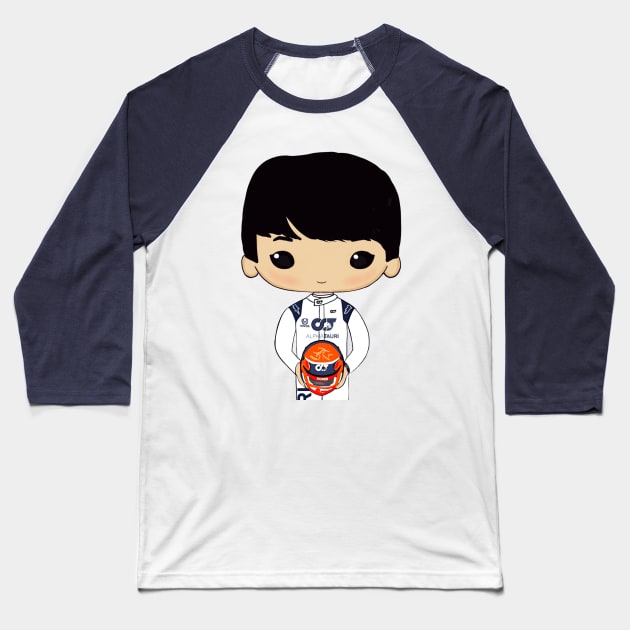 Yuki Tsunoda Baseball T-Shirt by cutedrivers